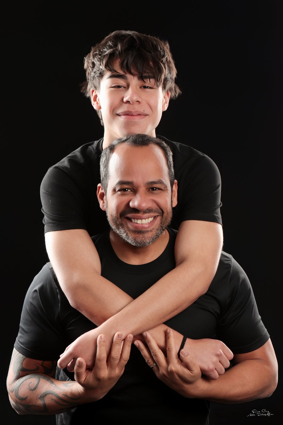 Familia en sesión de estudio, Erica Cruz