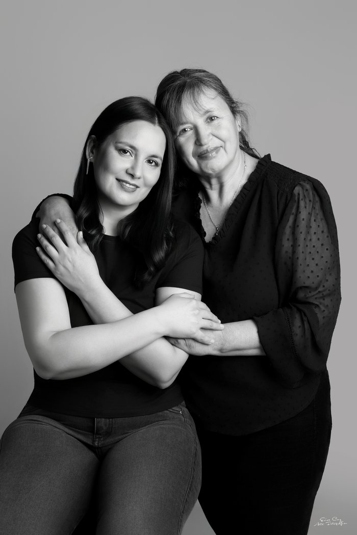 Familia en sesión de estudio, Erica Cruz