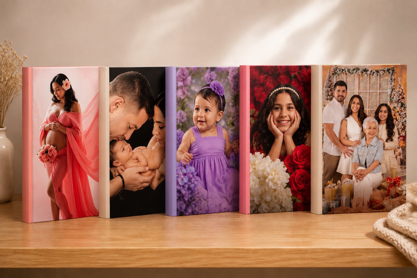 Libro de fotografías familiares — cada etapa es un capítulo, Erica Cruz